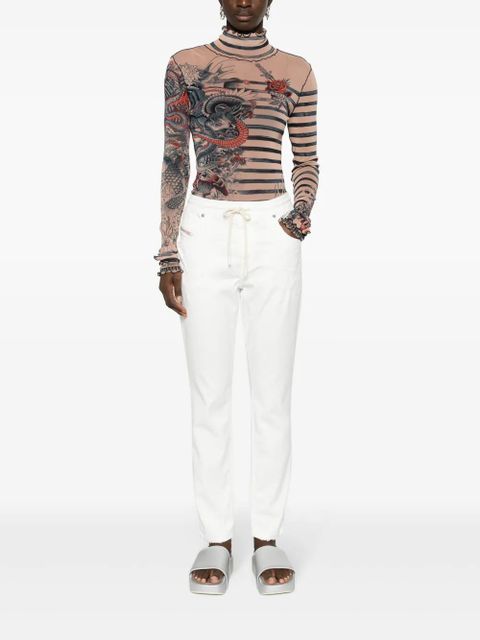 Diesel 2031 D-Krailey distressed-finish boyfriend jeans - White - zdjęcie produktu nr 2