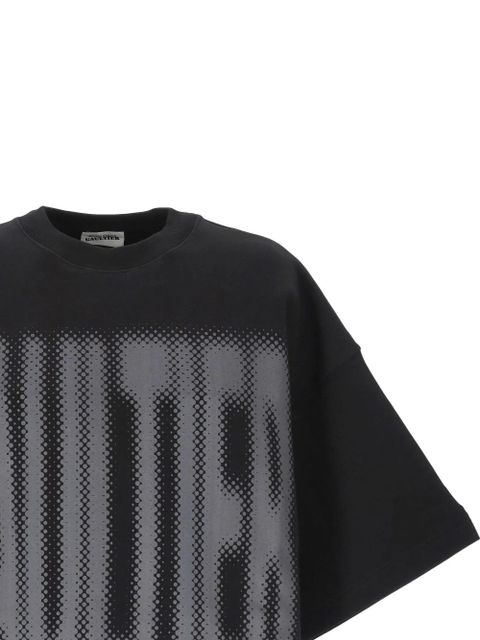 Jean Paul Gaultier halftone-logo print T-shirt - Black - zdjęcie produktu nr 2