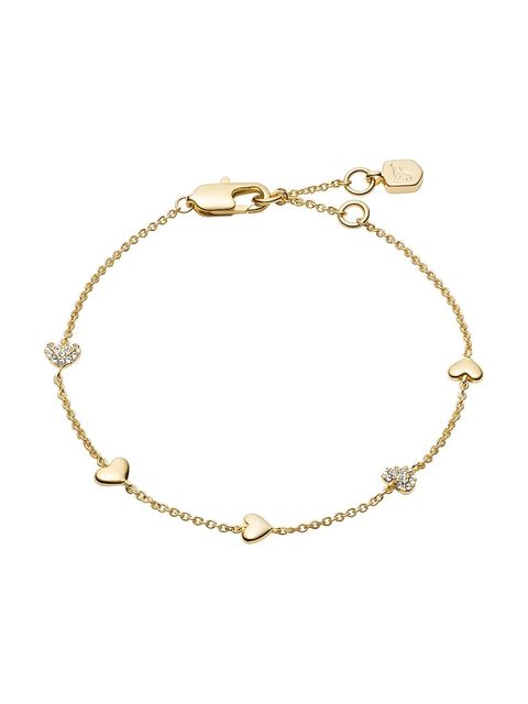 Fossil bransoletka damska metalowa z kryształem Sutton - zdjęcie produktu nr 2