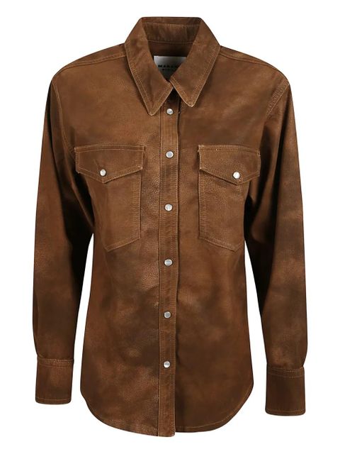 ISABEL MARANT flap-pockets shirt - Brown - zdjęcie produktu nr 1