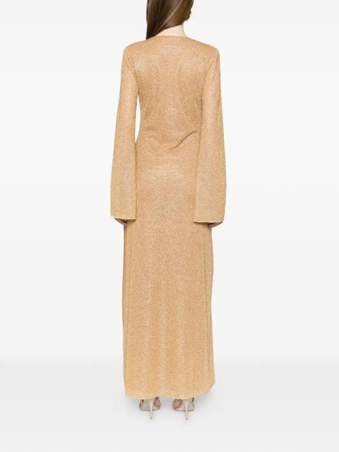 Oséree Lumière kaftan dress - Neutrals