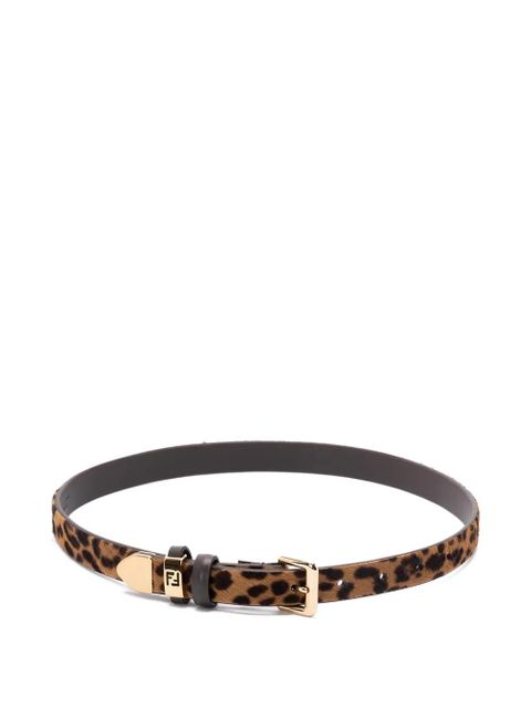 FENDI Forever Fendi leopard belt - Brown - zdjęcie produktu nr 1