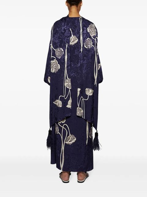 Johanna Ortiz Spiritual Connections wrap dress - Blue