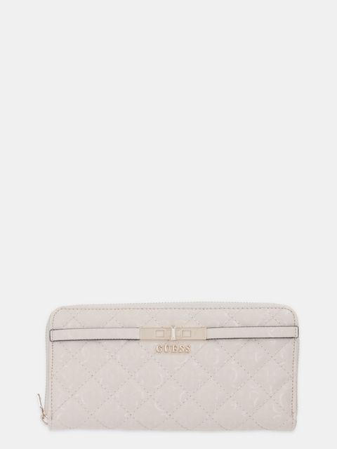 Guess portfel IDRA damski kolor beżowy SWGG81 57146 - zdjęcie produktu nr 1