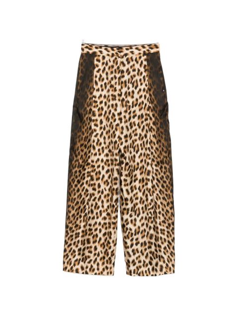 Sportmax Spxoblo animal-print trousers - Neutrals - zdjęcie produktu nr 1
