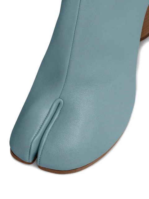 Maison Margiela Tabi split-toe cylindrical-heel boots - Blue