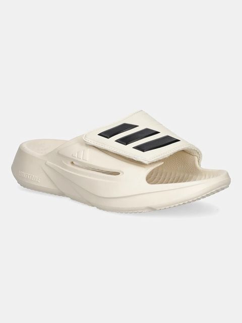 adidas klapki Lightblaze Slide damskie kolor beżowy na platformie JS3586 - zdjęcie produktu nr 1
