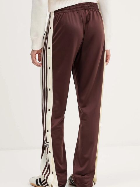 adidas Originals spodnie dresowe Adibreak damskie kolor brązowy z aplikacją KD2518