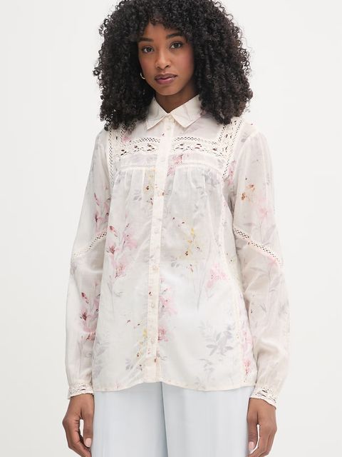 Fracomina koszula damska z wiskozą - zdjęcie produktu nr 2