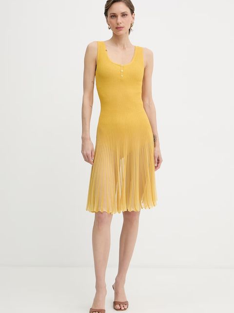 Elisabetta Franchi sukienka rozkloszowana z wiskozą - zdjęcie produktu nr 1