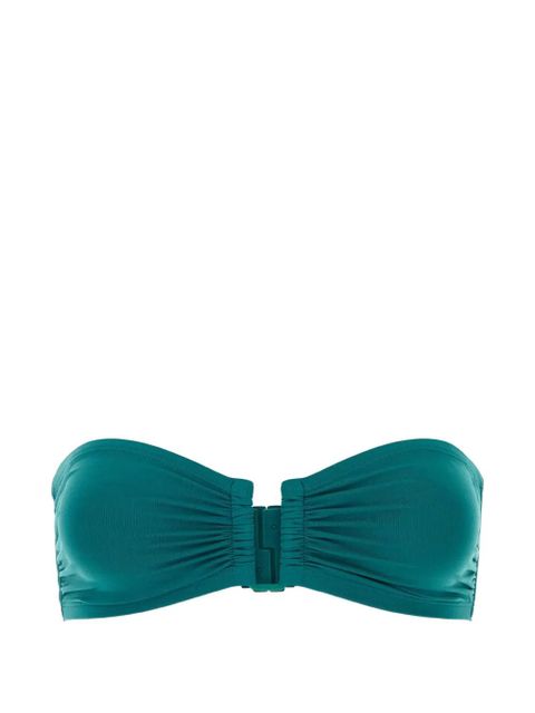 ERES gathered bandeau bikini top - Green - zdjęcie produktu nr 1