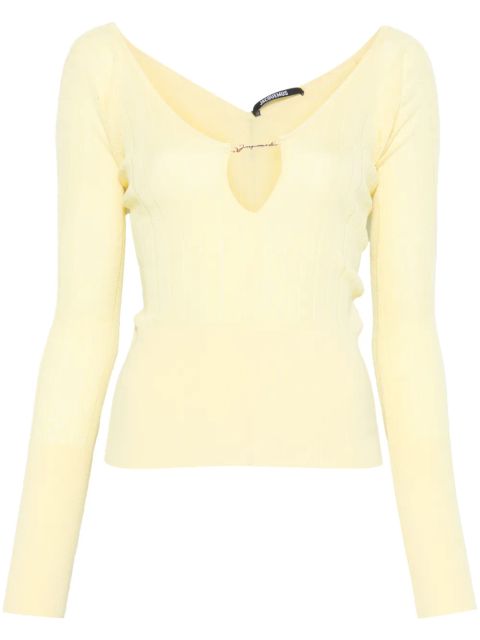 Jacquemus Le sommet Pralù top - Yellow - zdjęcie produktu nr 1