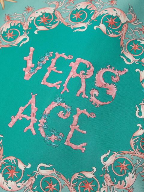 Versace Underwater Barocco button-up shirt - Green - zdjęcie produktu nr 2