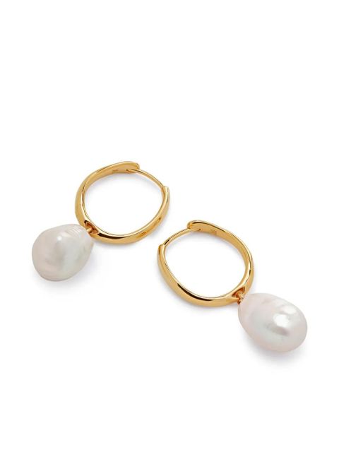 Monica Vinader 18kt gold vermeil Nura Reef hoop earrings - zdjęcie produktu nr 2