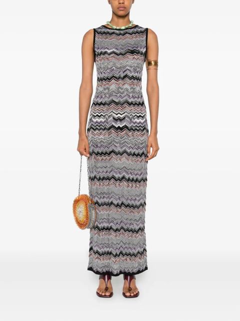 Missoni zigzag-pattern dress - Black - zdjęcie produktu nr 2