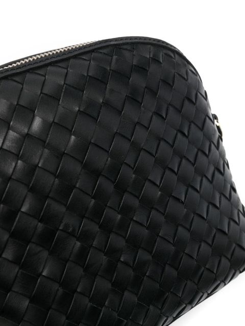 DRAGON DIFFUSION woven leather shoulder bag - Black