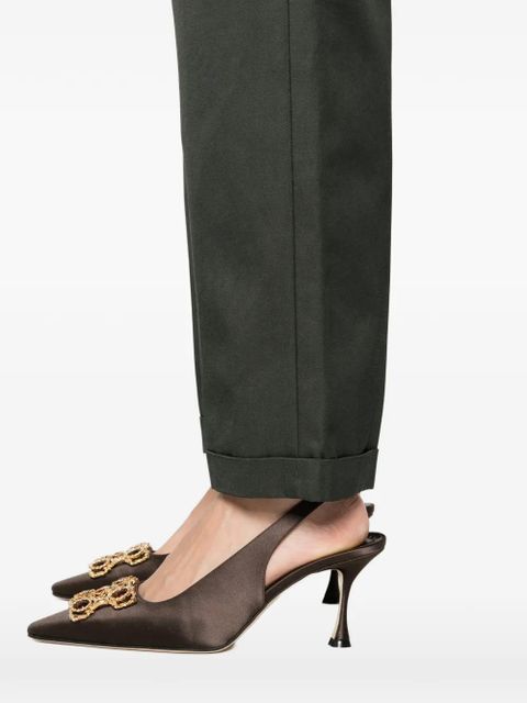 TOM FORD folded-hem trousers - Green