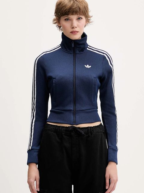 adidas Originals bluza Firebird damska kolor granatowy z aplikacją JY2614 - zdjęcie produktu nr 1