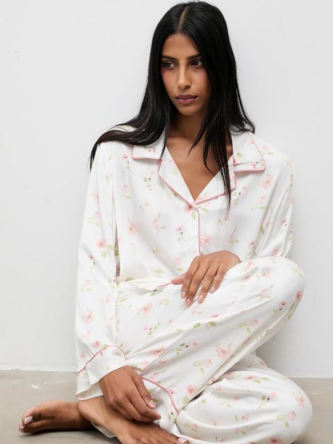 Answear.LAB piżama damskie kolor beżowy