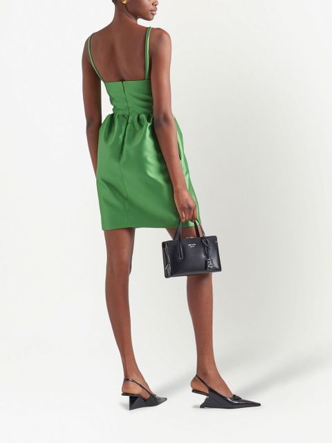 Prada mini Re-Edition 1995 brushed-leather tote bag - Black - zdjęcie produktu nr 2