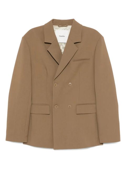 Nanushka double-breasted blazer - Brown - zdjęcie produktu nr 1