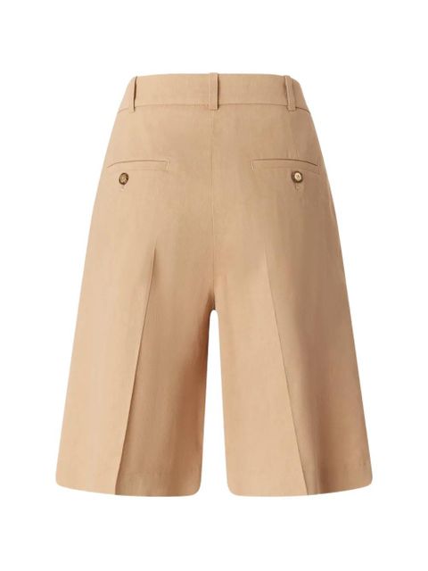 PINKO pleated linen shorts - Neutrals - zdjęcie produktu nr 2