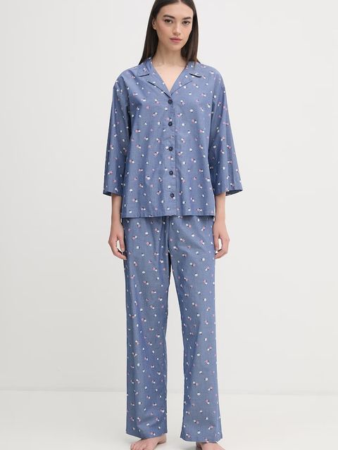 United Colors of Benetton piżama damska bawełniana - zdjęcie produktu nr 2