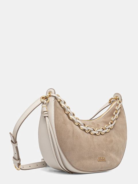 Tommy Hilfiger torebka zamszowa - zdjęcie produktu nr 1