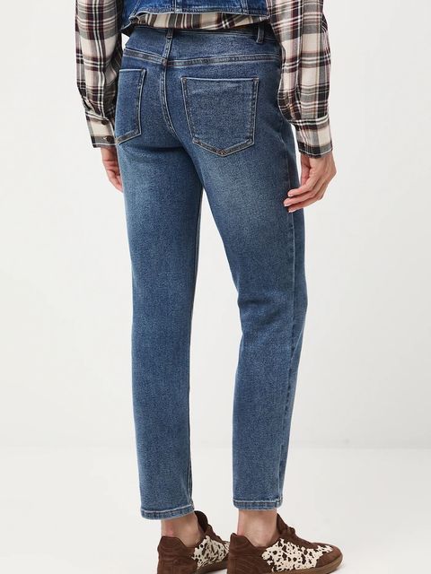 Medicine jeansy damskie kolor niebieski - zdjęcie produktu nr 2