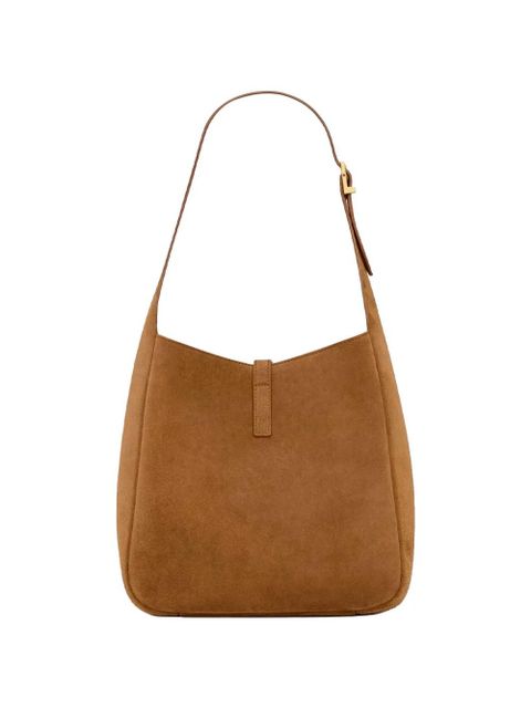 Saint Laurent logo leather shoulder bag - Brown - zdjęcie produktu nr 2