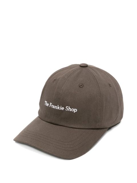The Frankie Shop logo-embroidered baseball cap - Brown - zdjęcie produktu nr 1