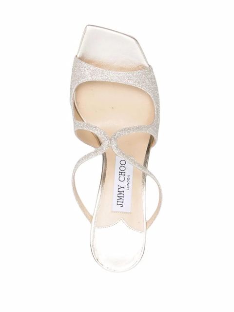 Jimmy Choo 75mm Anise sandals - Gold