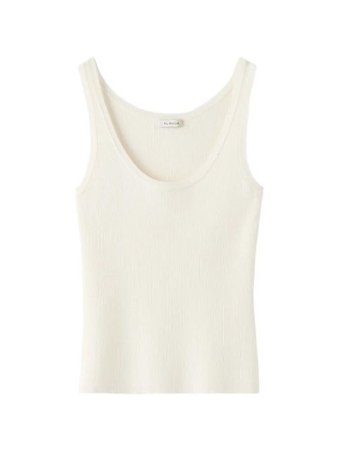 Almada Label ribbed tank top - Neutrals - zdjęcie produktu nr 2