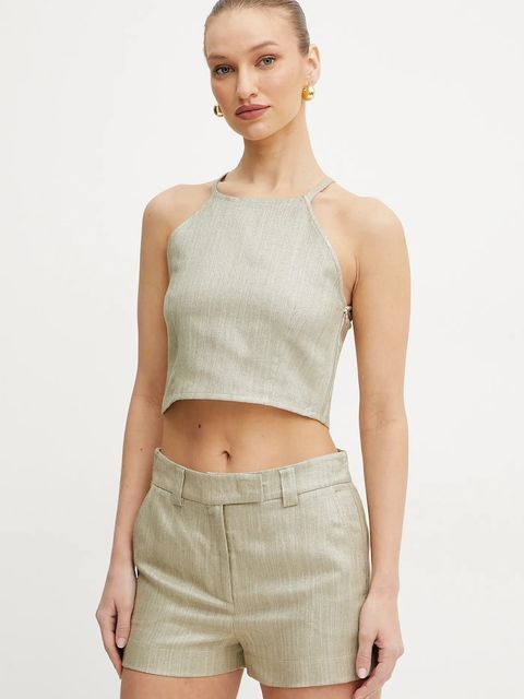 Marella top z domieszką lnu STILLA - zdjęcie produktu nr 2