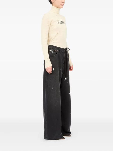 MM6 Maison Margiela cotton jeans - Black
