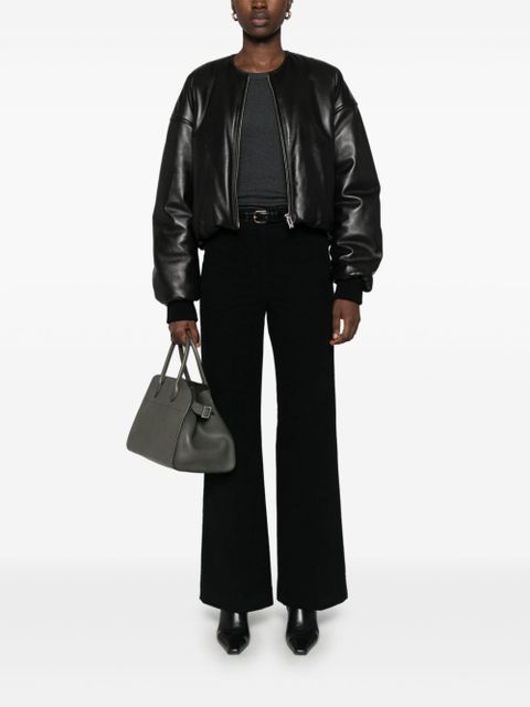 TOTEME flared trousers - Black