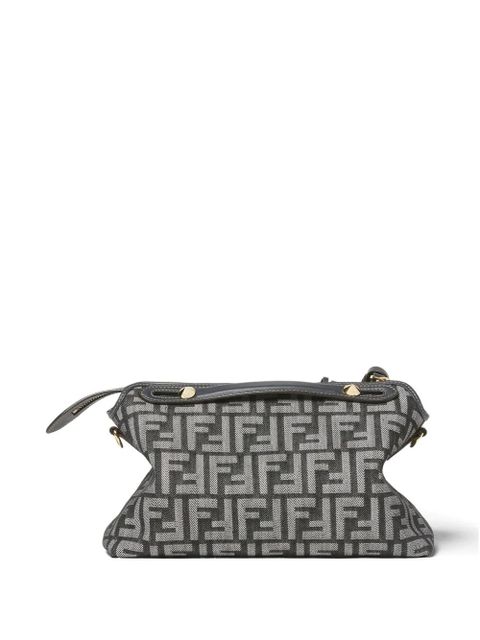FENDI medium By The Way Soft FF jacquard tote bag - Blue