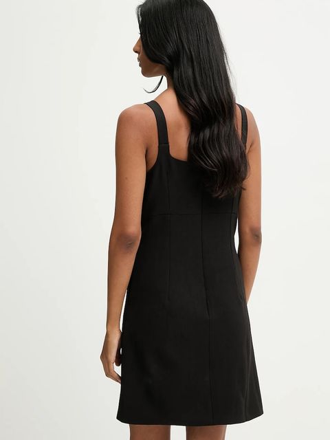 Answear.LAB sukienka kolor czarny mini dopasowana