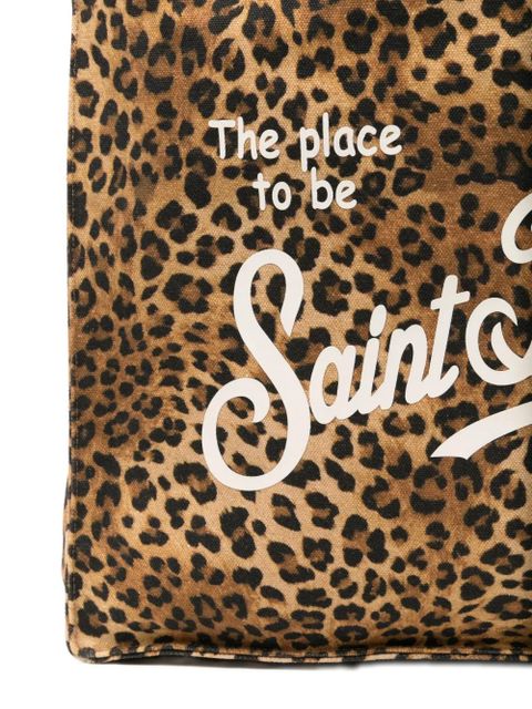 MC2 Saint Barth Essential leopard-print tote bag - Neutrals