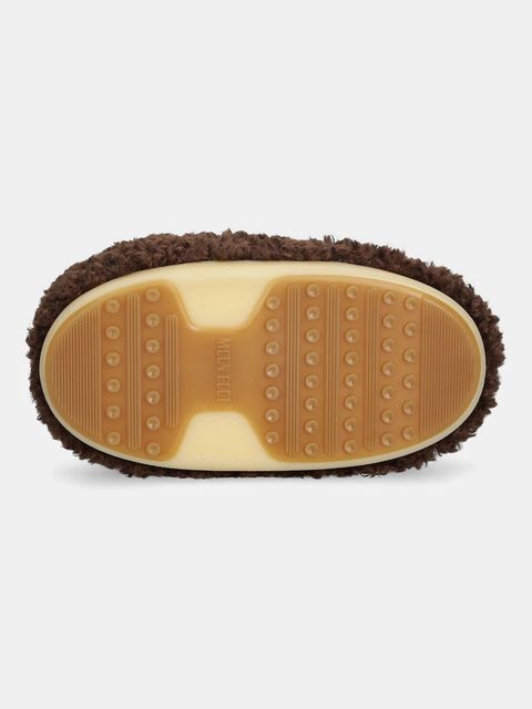 Moon Boot klapki MB EVX MULE CURLY kolor brązowy 80D1470080 M010