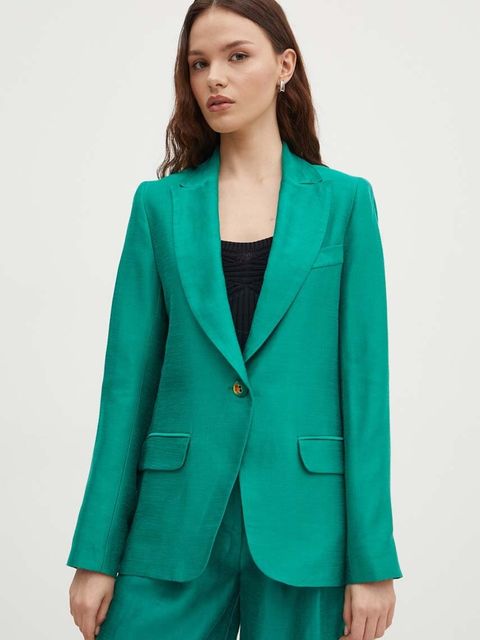 La Petite Française marynarka z domieszką lnu VOYANTE - zdjęcie produktu nr 1