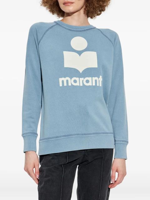 MARANT ÉTOILE logo-print cotton sweatshirt - Blue - zdjęcie produktu nr 2