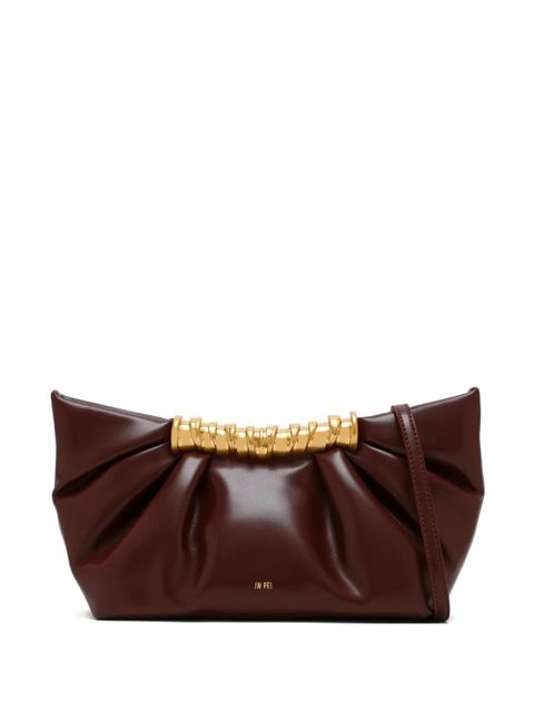 JW Pei Leia ruched clutch bag - Brown - zdjęcie produktu nr 1