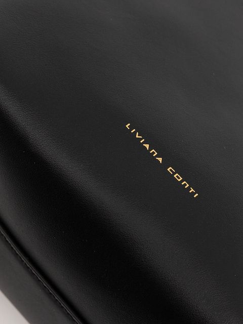 Liviana Conti torebka skórzana kolor czarny A5WA62 - zdjęcie produktu nr 2