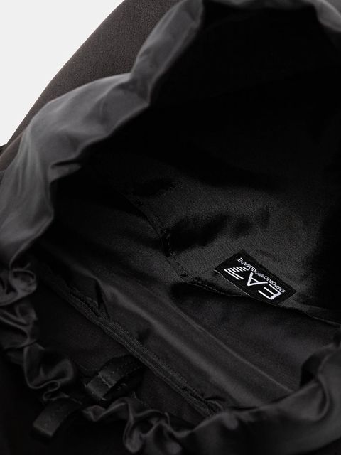 EA7 Emporio Armani plecak kolor czarny duży gładki AF18336.7X000295