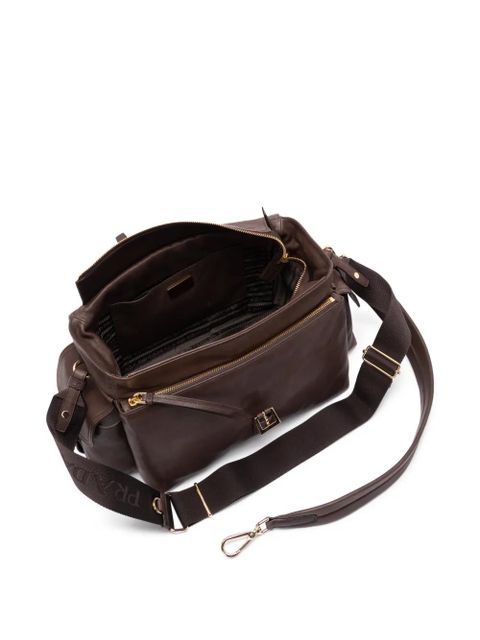 Prada large Explore shoulder bag - Brown