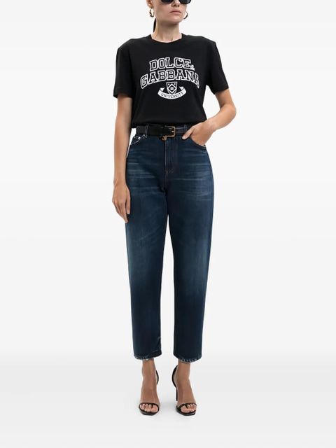 Dolce & Gabbana University graphic-print T-shirt - Black