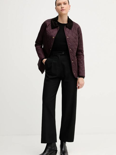 Barbour kurtka ANNANDALE damska kolor bordowy LQU0475