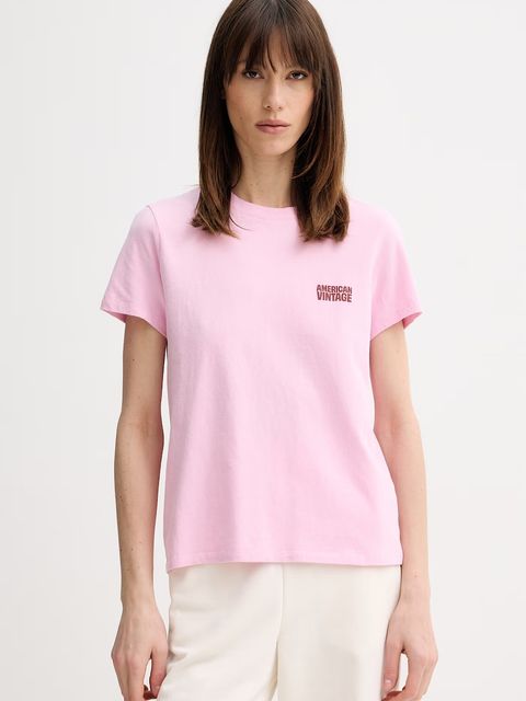 American Vintage t-shirt bawełniany - zdjęcie produktu nr 2