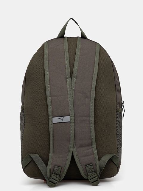 Puma plecak kolor zielony duży gładki 91181